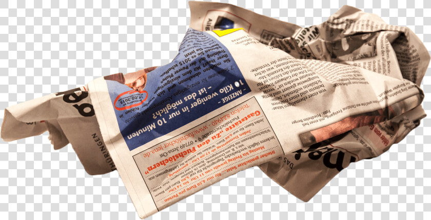 Periódico Arrugado   Crumpled Newspaper Png  Transparent PngTransparent PNG