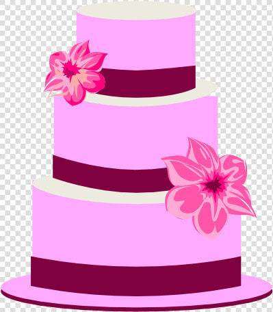 Tiered Birthday Cake   Wedding Cake Clipart Png  Transparent PngTransparent PNG