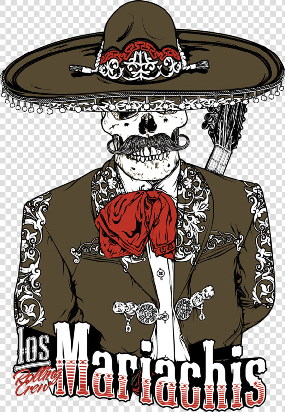 Transparent Mexican Flower Clipart   Calavera Con Traje De Charro  HD Png DownloadTransparent PNG