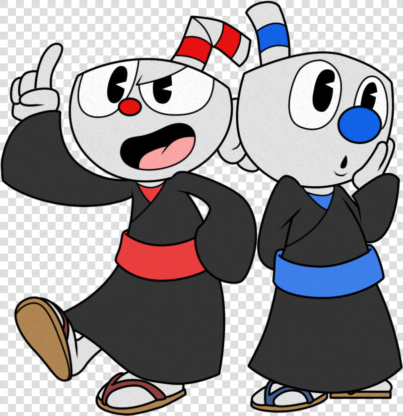 Cuphead And Mugman In Japanese  HD Png DownloadTransparent PNG