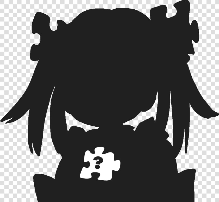 Wikipe tan Silhouette   Anime Silhouette Png Transparent  Png DownloadTransparent PNG