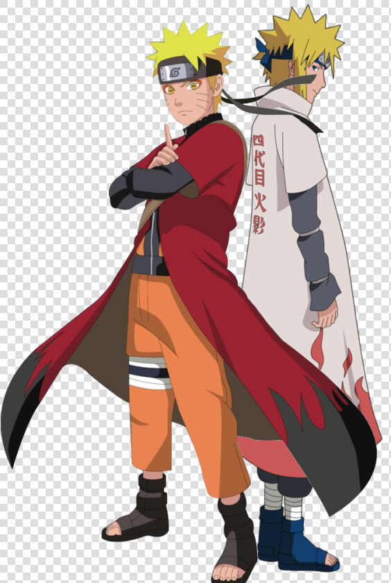 Minato Namikaze And Naruto   Imagenes De Naruto Png  Transparent PngTransparent PNG