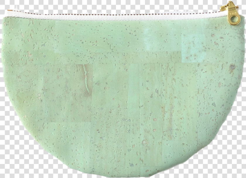 Image Of Paula Half Moon Pouch In Mint Green Cork   Ceramic  HD Png DownloadTransparent PNG