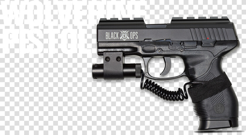 Wolverine Co2 Bb Pistol W  Laser   Black Ops Airsoft Glock  HD Png DownloadTransparent PNG