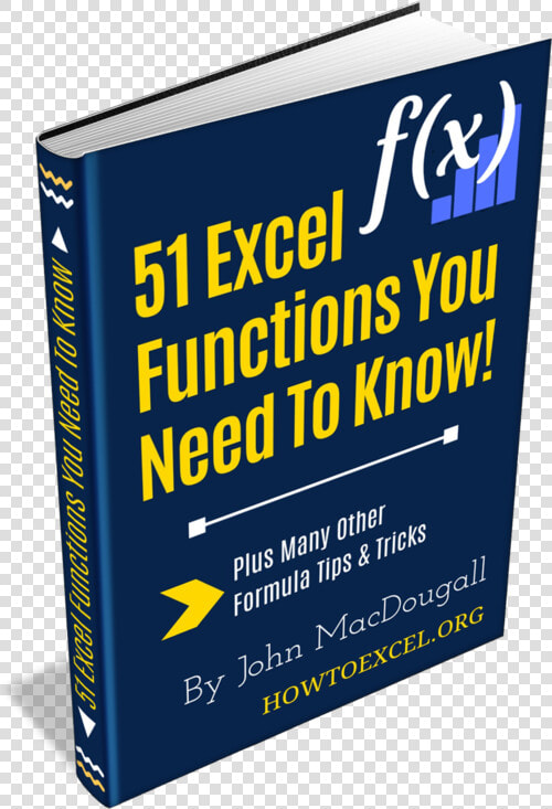 51 Excel Functions You Need To Know Cover Excel Functions   Parallel  HD Png DownloadTransparent PNG