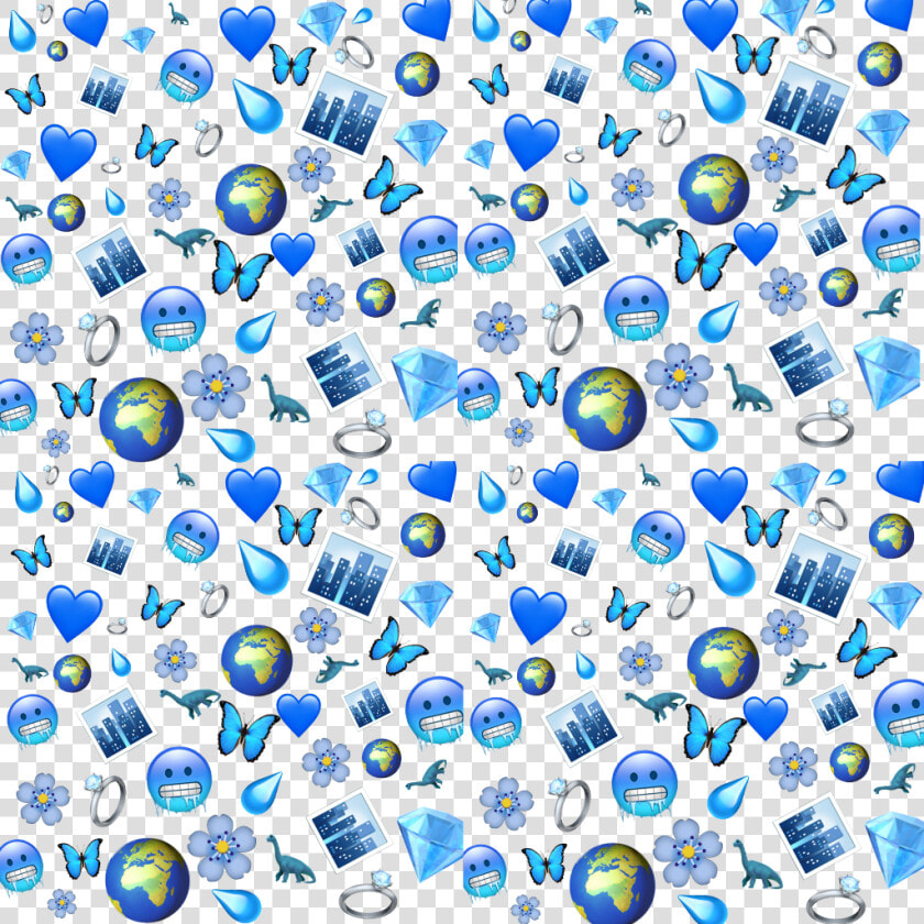  emoji  blue  earth  cold  ring  butterfly  diamond   Cold Emoji Wallpaper Background  HD Png DownloadTransparent PNG