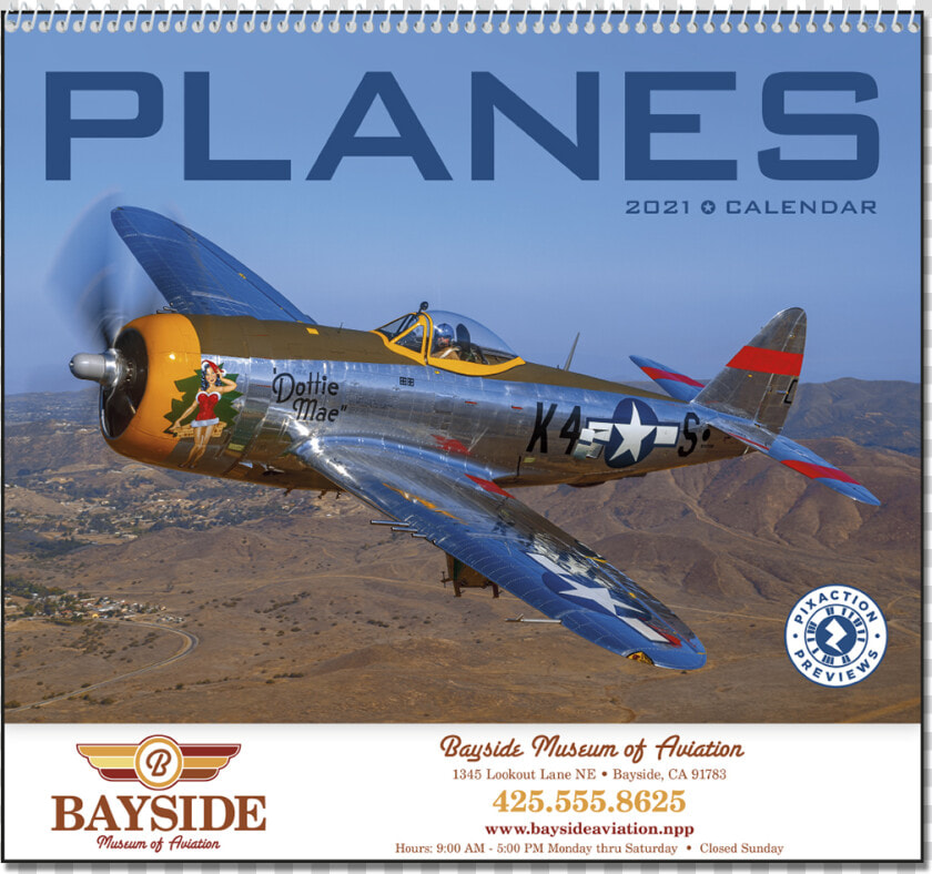 Picture Of Planes Wall Calendar   Think  HD Png DownloadTransparent PNG