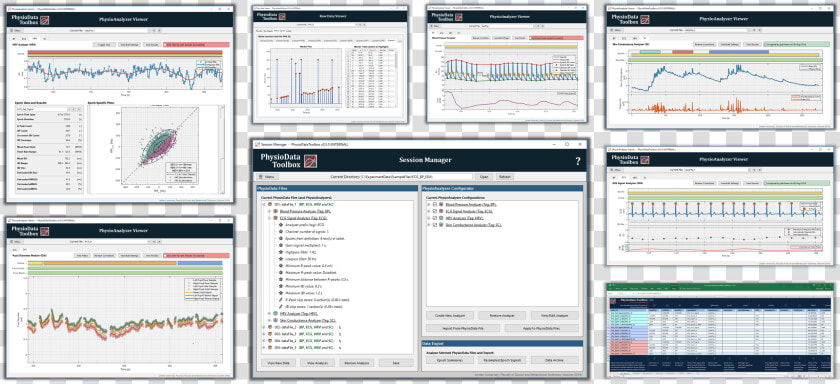 The Physiodata Toolbox And Its Various Graphical User   Computer Icon  HD Png DownloadTransparent PNG