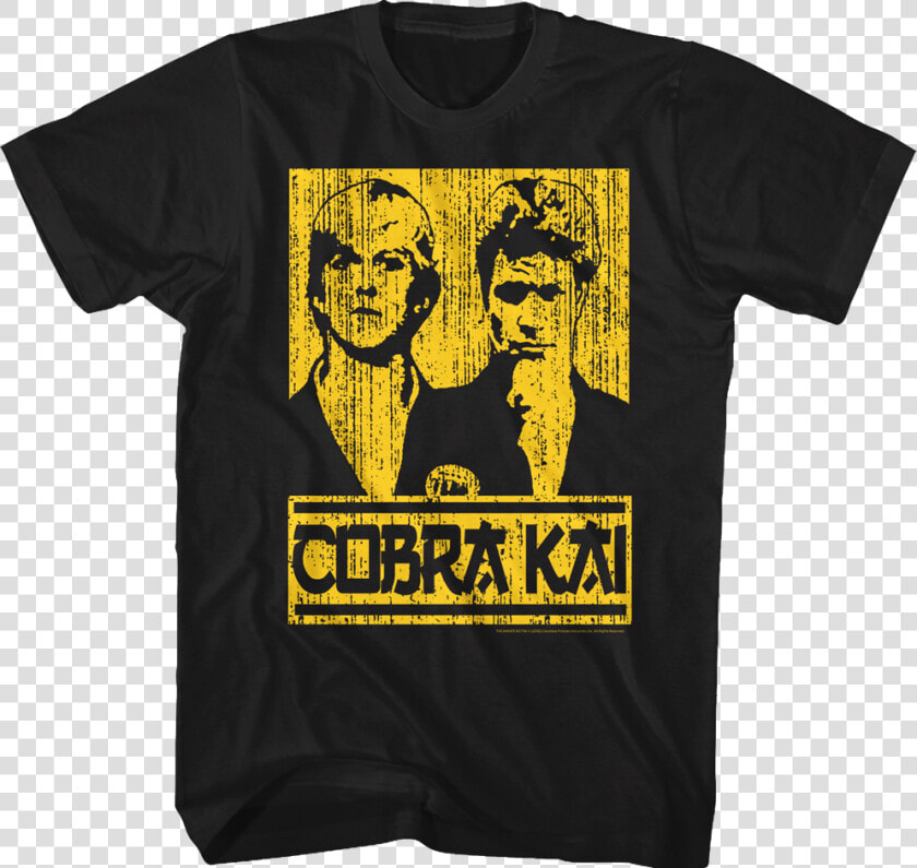 Cobra Kai Johnny And Kreese Karate Kid T shirt   Cobra Kai Johnny And Kreese Shirt  HD Png DownloadTransparent PNG