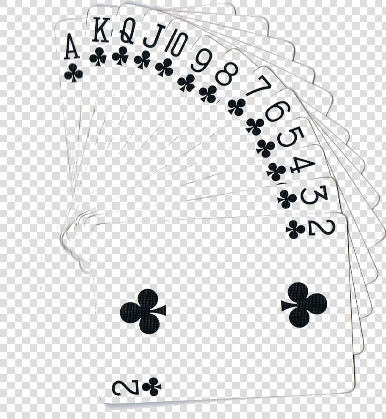 Clubs Suit Ace To Deuce   Card  HD Png DownloadTransparent PNG