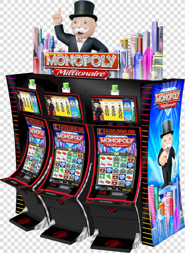 Slot machine   Scientific Games Monopoly Millionaire Slots  HD Png DownloadTransparent PNG