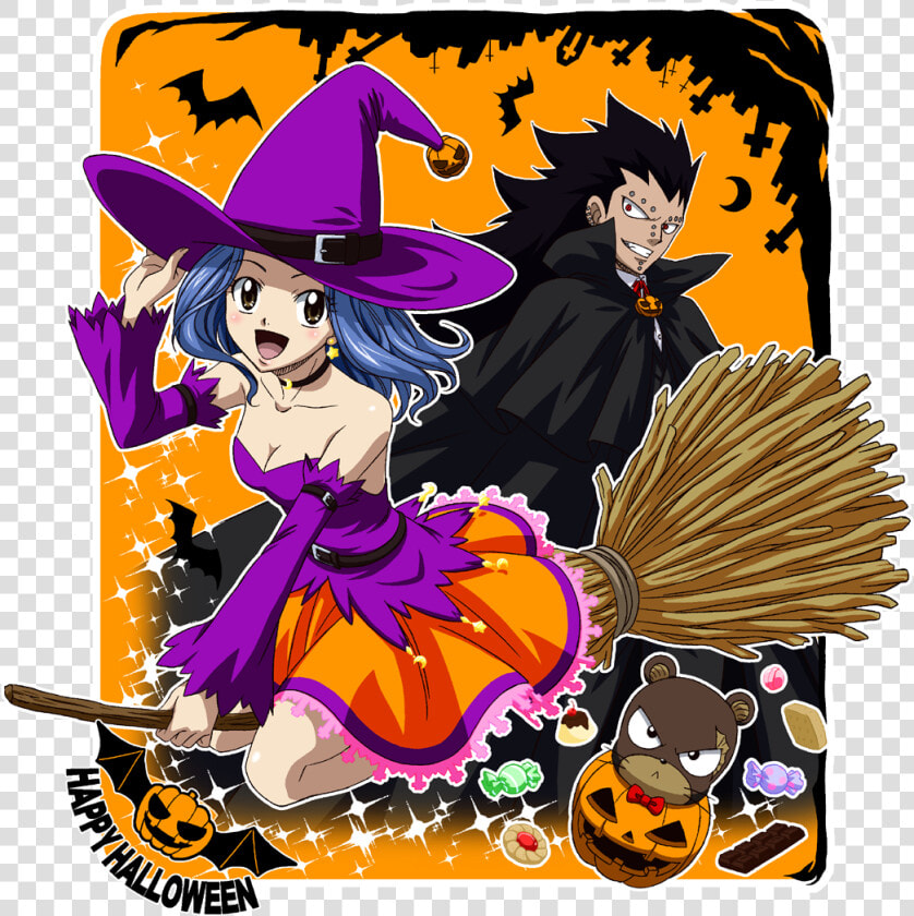 Levy Mcgarden And Gajeel Halloween  HD Png DownloadTransparent PNG