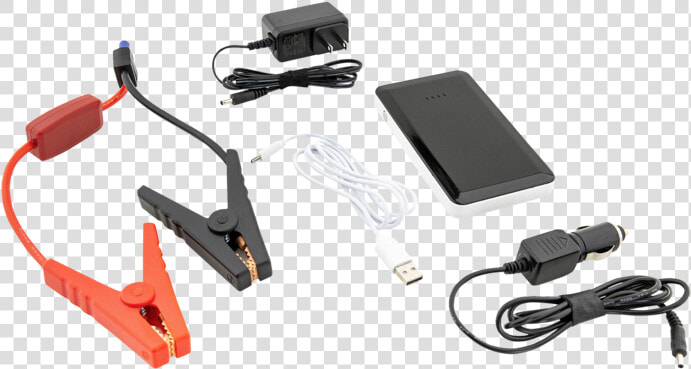 Portable Car Battery Jump Starter  amp  Phone Charger   Usb Cable  HD Png DownloadTransparent PNG