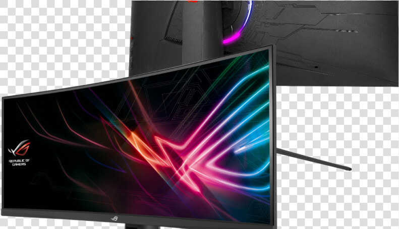 Asus Middle East Republic Of Gamers Announces Rog Strix   Asus Xg35vq Curved Gaming Monitor  HD Png DownloadTransparent PNG