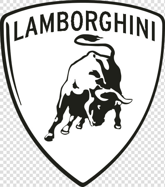 Graphic Black And White Library Drawing Lambo Simple   Lamborghini Logo Png  Transparent PngTransparent PNG