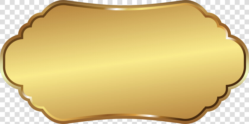 Gold Plate Png Image Freeuse Download   Gold Free Label Template  Transparent PngTransparent PNG