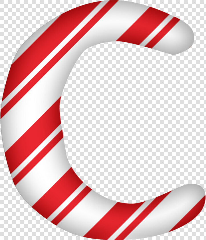 Peppermint Candy Letter C Png   Candy Cane Letter C  Transparent PngTransparent PNG