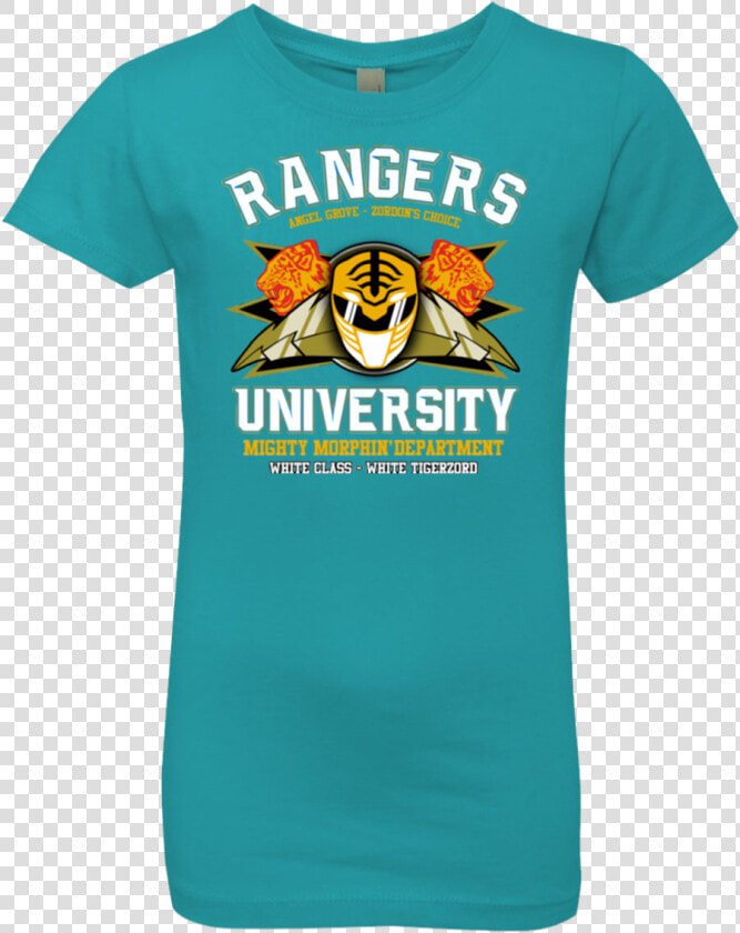 Rangers U White Ranger Girls Premium T shirt   911 Never Forget T Shirt  HD Png DownloadTransparent PNG