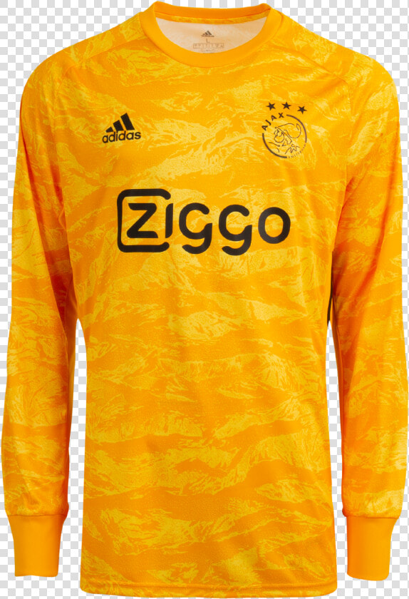 Ajax Goalkeeper Jersey 2019 20   Long sleeved T shirt  HD Png DownloadTransparent PNG