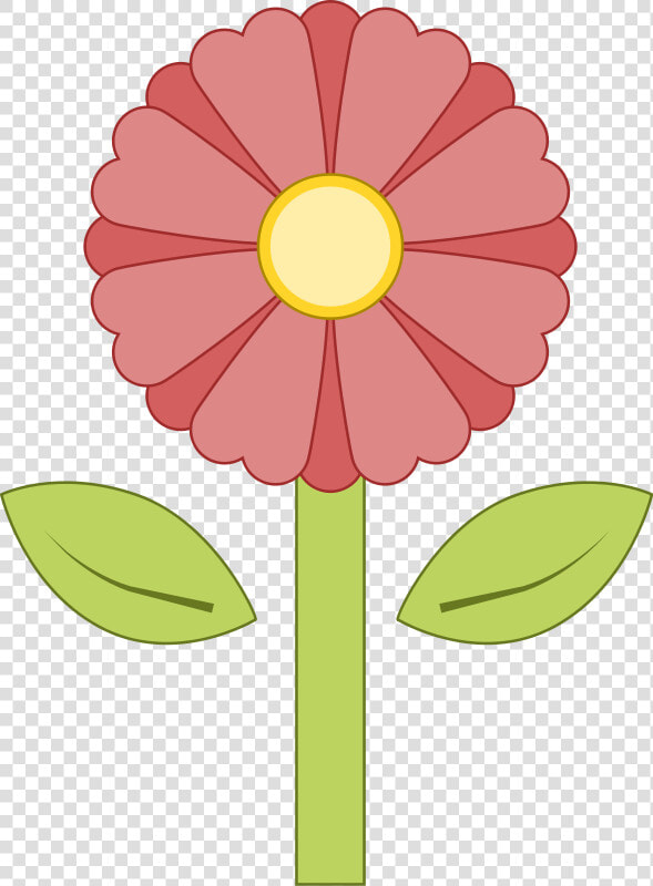 Free Vector Pink Flower   صور ورد كرتون  HD Png DownloadTransparent PNG