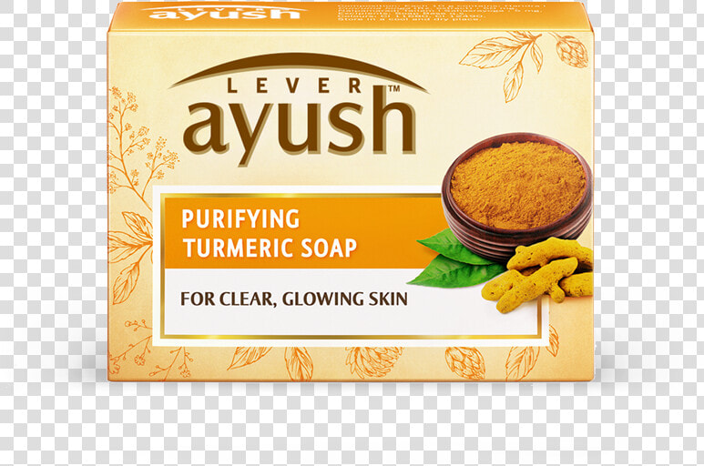 Ayush Purifying Turmeric Soap  HD Png DownloadTransparent PNG