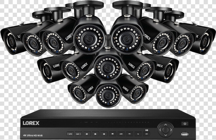 2k Ip Security Camera System With 16 Channel Nvr And   Ip Camera  HD Png DownloadTransparent PNG