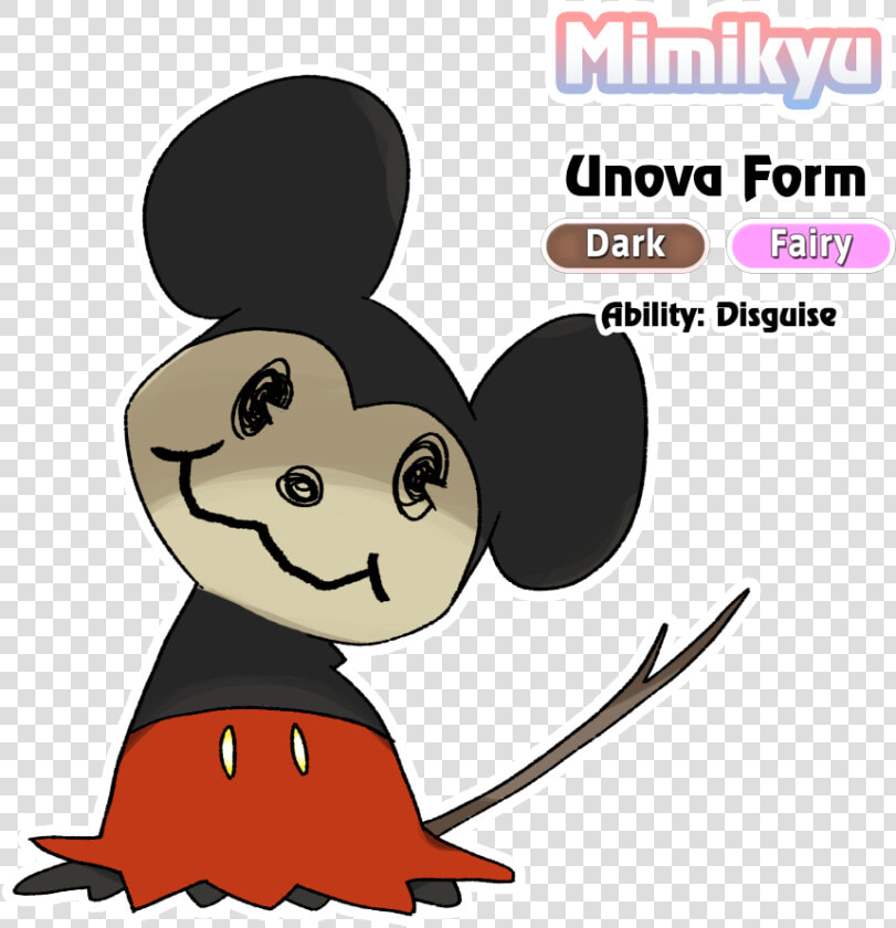 Mimikyu Unova Form  HD Png DownloadTransparent PNG