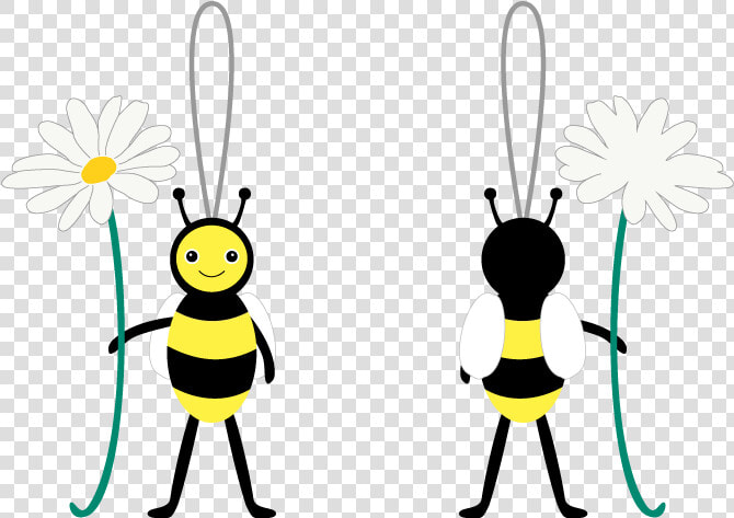 Felt bee   Honeybee   Honeybee  HD Png DownloadTransparent PNG