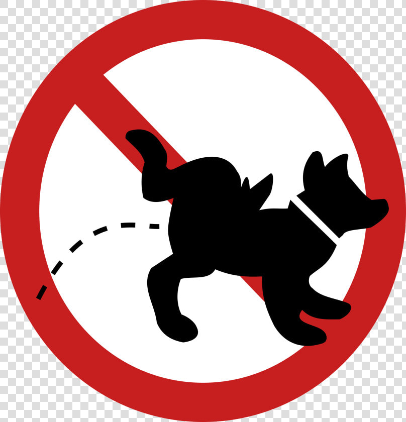 No Dog Peeing Sign Clip Arts   No Pee Dog Signs  HD Png DownloadTransparent PNG