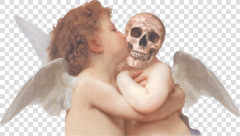  cherub  heavenly  skull  angelic  angel  aesthetic   Angelic Cherub Aesthetic  HD Png DownloadTransparent PNG