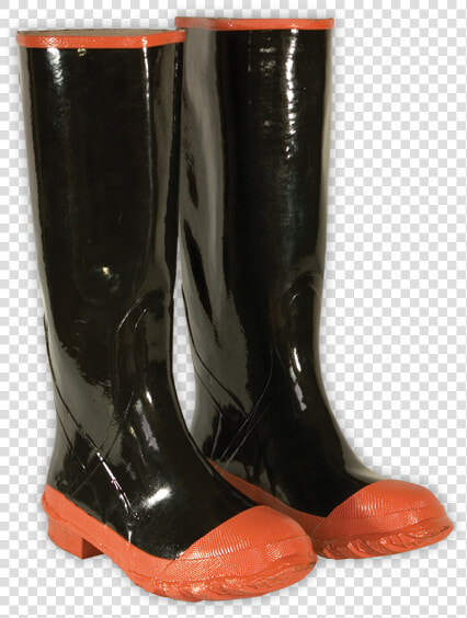 Rain Boot Png Transparent   Black And Red Rubber Boots  Png DownloadTransparent PNG