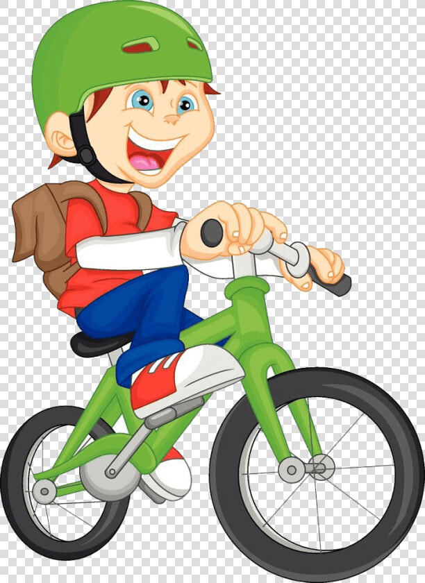 Boy Riding A Bicycle  HD Png DownloadTransparent PNG