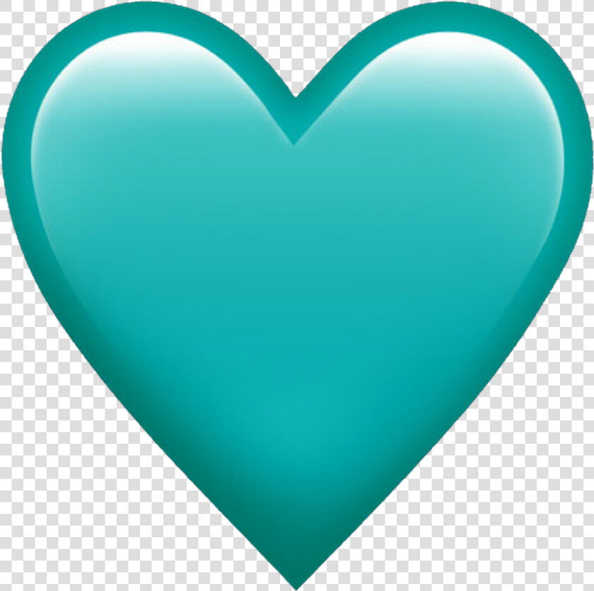  mysticker  emoji  aqua  freetouse  heart  aquaheart   Coração Rosa Emoji Png  Transparent PngTransparent PNG