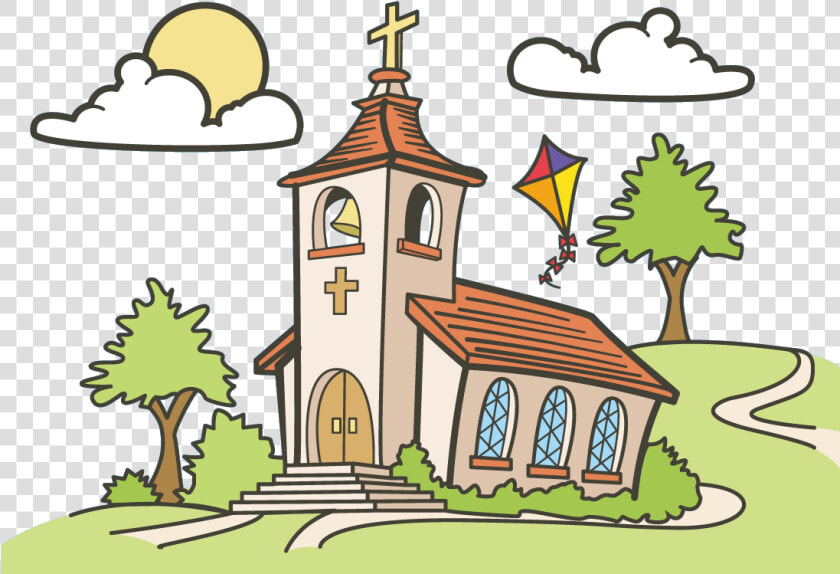 The Difference Spot Drawing Church Free Frame Clipart   Drawing Of Church  HD Png DownloadTransparent PNG