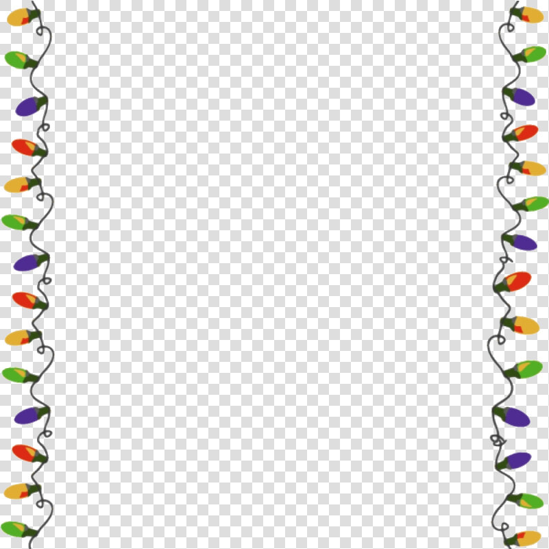 Christmas Lights Holiday Border Clip Art Free Cliparts   Christmas Lights Border Clipart  HD Png DownloadTransparent PNG