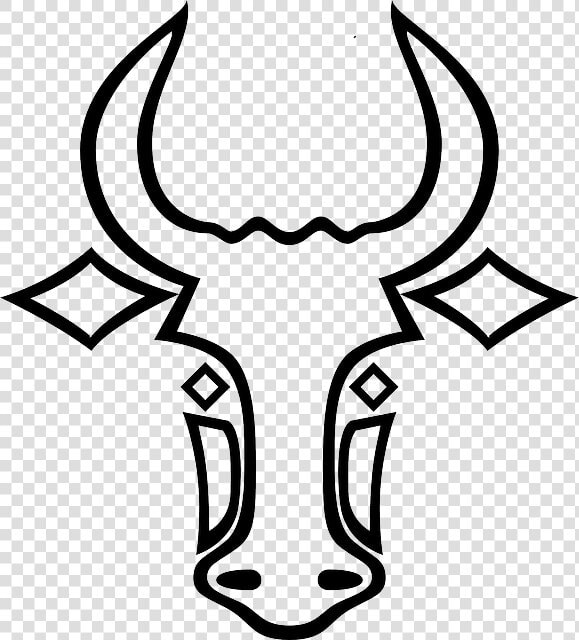 Goat Face Drawing   Easy Bull Head Drawing  HD Png DownloadTransparent PNG