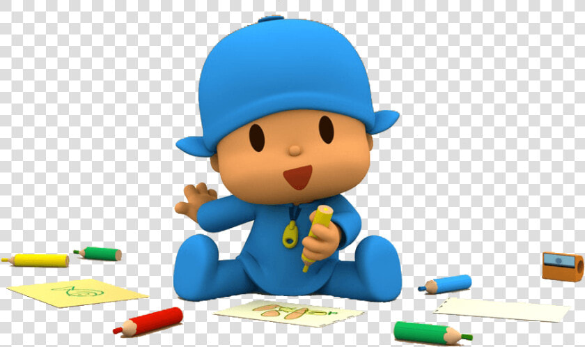 Gifs De Pocoyo   Pocoyo Pintando Gif  HD Png DownloadTransparent PNG