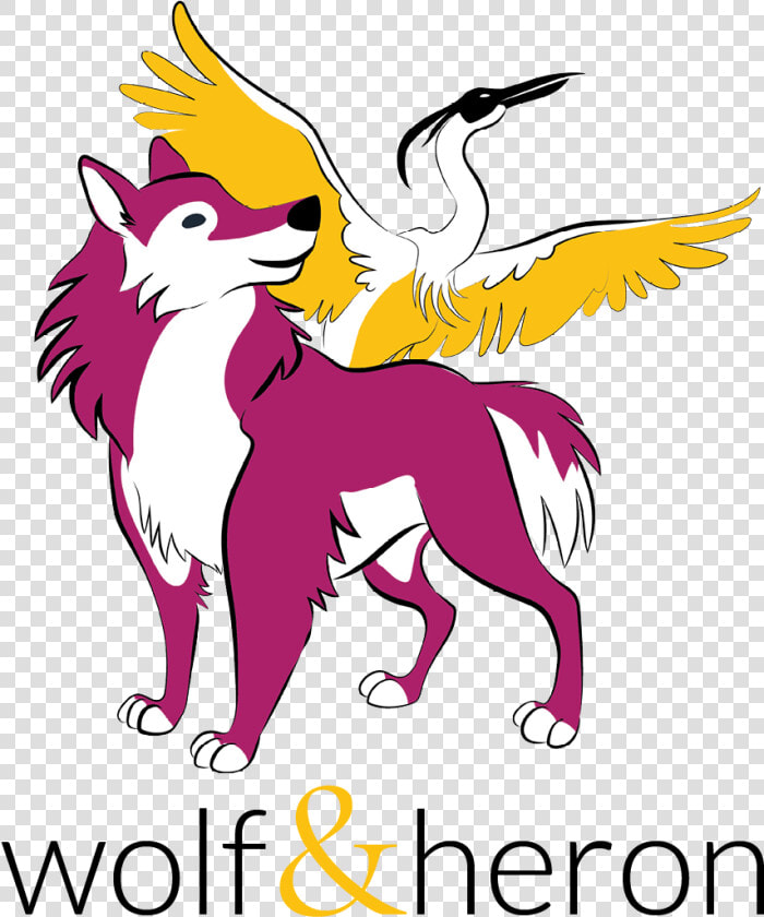 Logo Primary   Wolf And The Heron  HD Png DownloadTransparent PNG