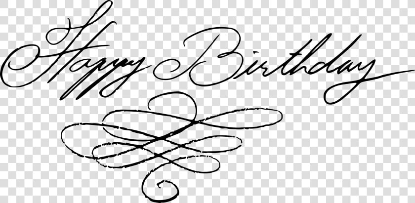 Happy Birthday Handwritten Calligraphy Vector 10   Happy Birthday Handwriting Png  Transparent PngTransparent PNG