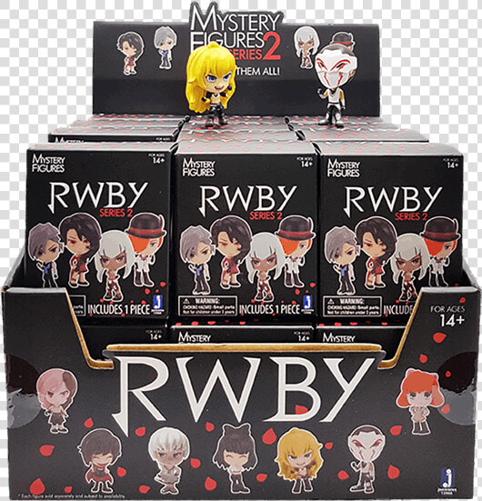 Rooster Teeth 4 Blind Boxes Rwby Series 1 Vinyl Mystery   Rwby Blind Box Series 2  HD Png DownloadTransparent PNG