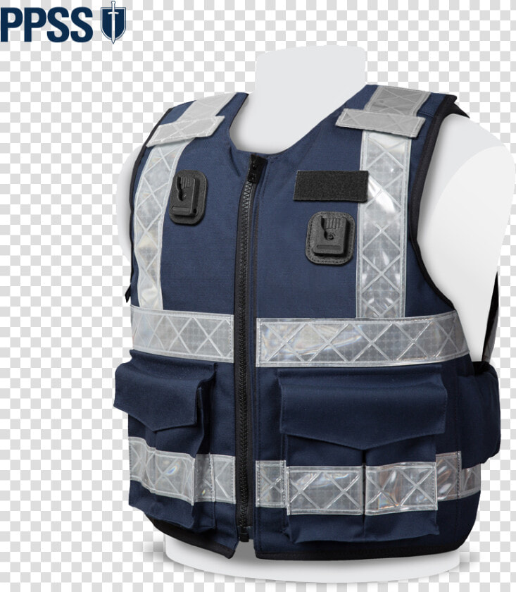 Navy Blue Reflective Vest  HD Png DownloadTransparent PNG