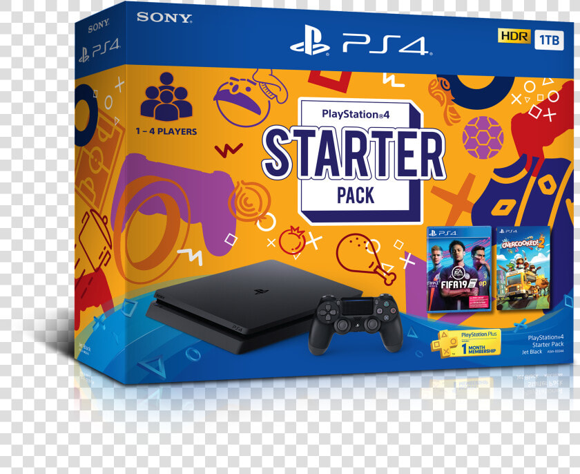 Ps4 Slim 1tb Starter Pack  HD Png DownloadTransparent PNG