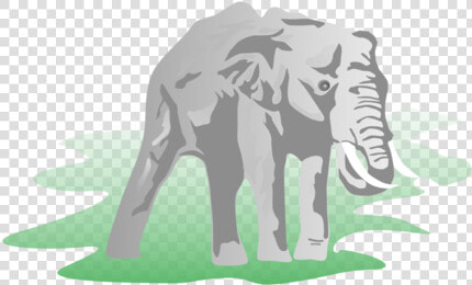 Wildlife grass elephants And Mammoths   Elephant  HD Png DownloadTransparent PNG