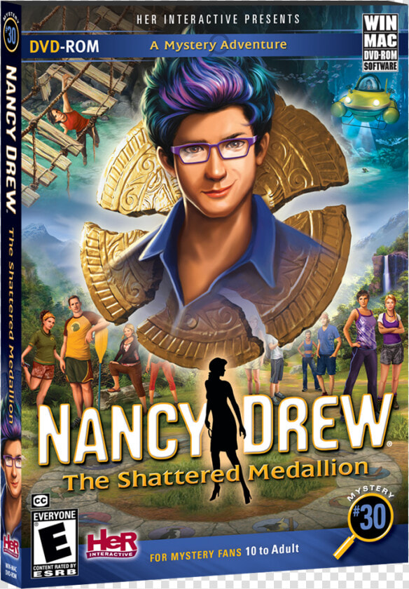 The Shattered Medallion George Fayne Nancy Drew   Nancy Drew Shattered Medallion  HD Png DownloadTransparent PNG