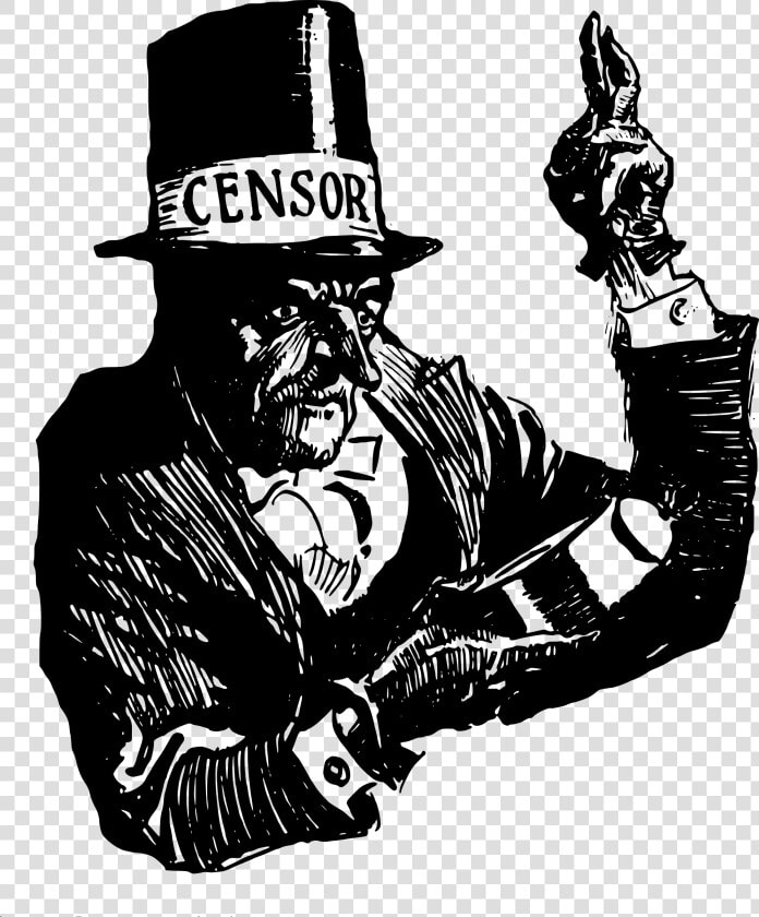 Censorship Is Like An Old Man Clip Arts   Censorship Clipart  HD Png DownloadTransparent PNG