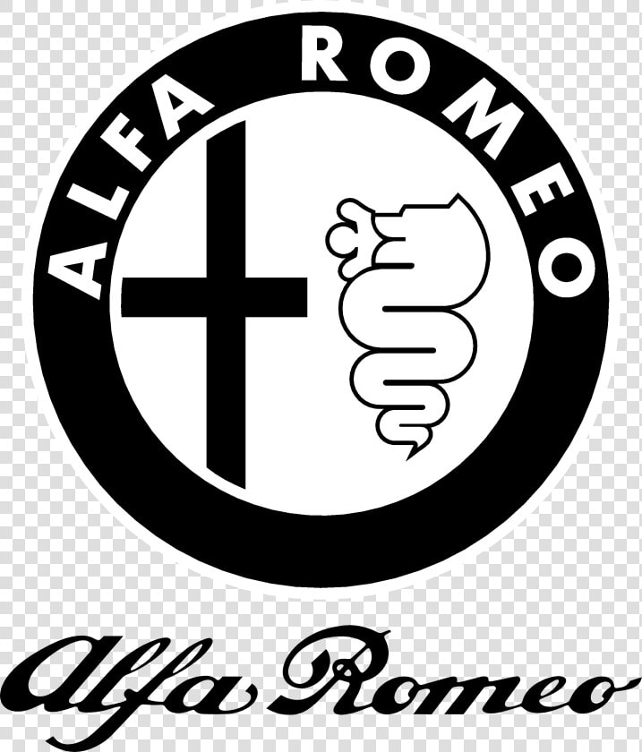 Alfa Romeo Logo Black And White   Alfa Romeo  HD Png DownloadTransparent PNG