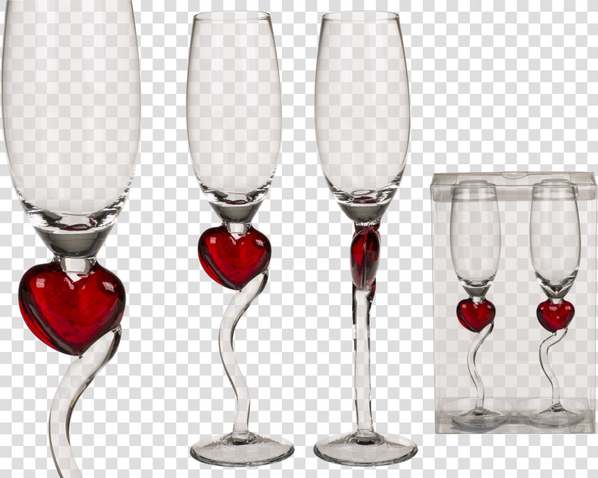 Flute Champagne Avec Coeur  HD Png DownloadTransparent PNG