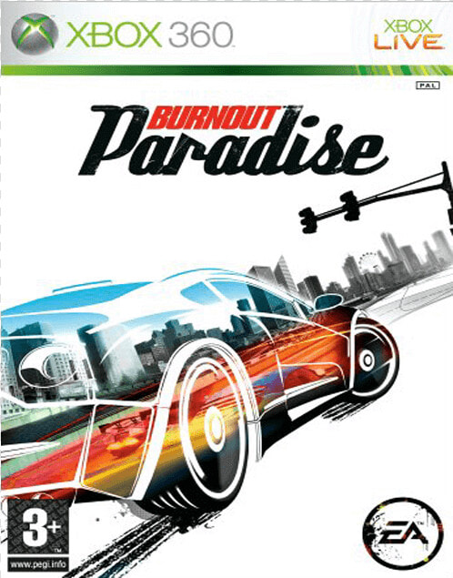 Burnout Paradise Xbox 360  HD Png DownloadTransparent PNG