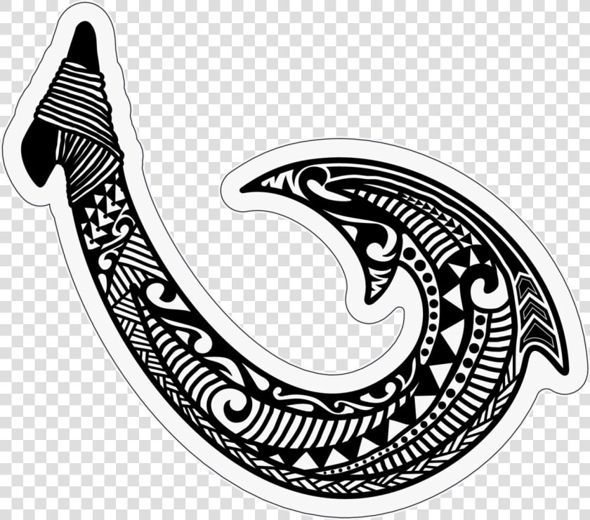 Transparent Fish Hook Clipart   Hawaiian Tribal Fish Hook  HD Png DownloadTransparent PNG