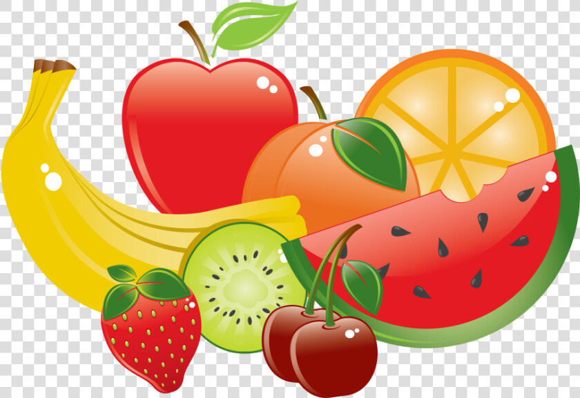 Fruits Clipart Collage   Fresh Fruits Clipart  HD Png DownloadTransparent PNG